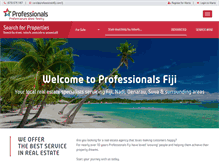 Tablet Screenshot of professionalsfiji.com.fj